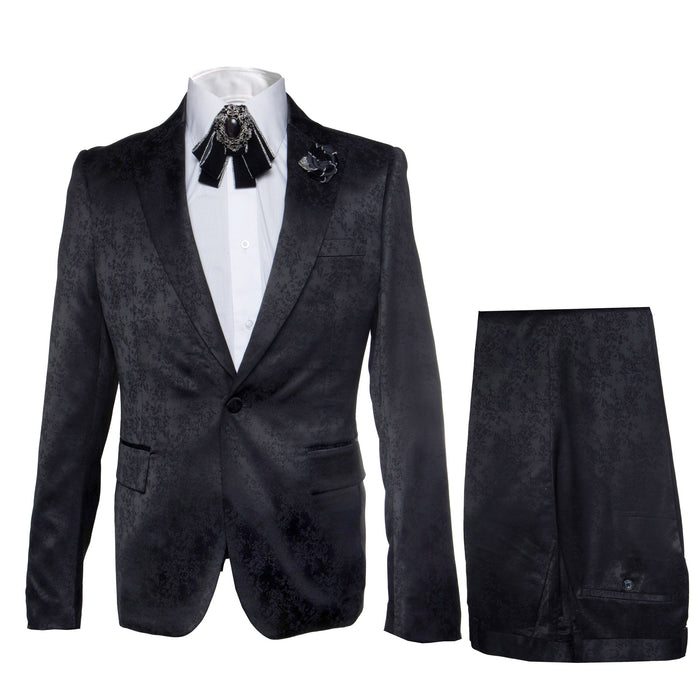 Rossi Man LEO RM1907 Men’s Slim Fit 2-Piece Suit - Modern Formalwear for Special Events at USA Men's Outlet