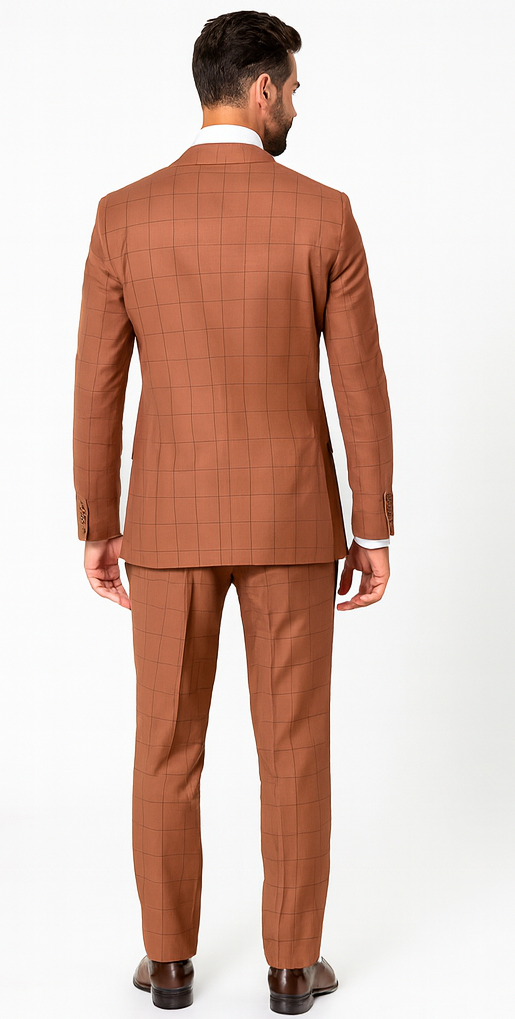 Rossi Man MAX RM1786 Slim Fit 3-Piece Suit - Men’s Formalwear USA Men's Outlet