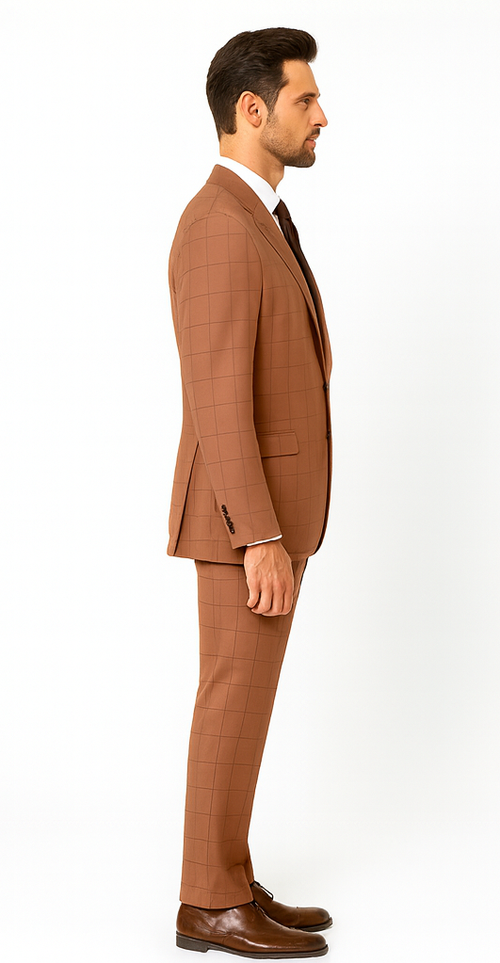 Rossi Man MAX RM1786 Slim Fit 3-Piece Suit - Men’s Formalwear USA Men's Outlet