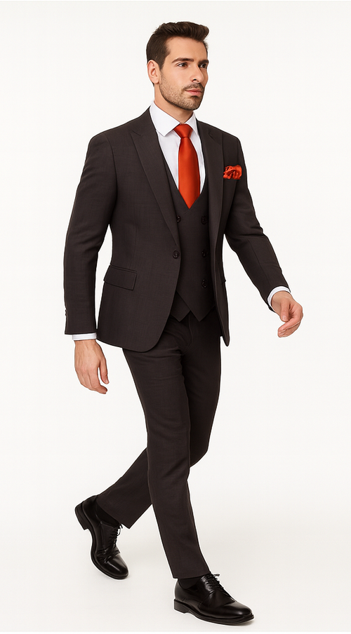 Rossi Man MAX RM1787 Slim Fit 3-Piece Suit - Men’s Formalwear by USA Men's Outlet