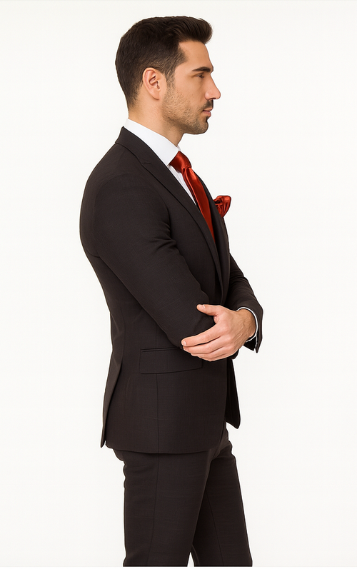 Rossi Man MAX RM1787 Slim Fit 3-Piece Suit - Men’s Formalwear by USA Men's Outlet