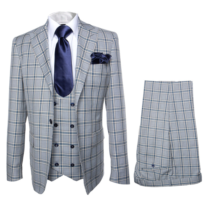Rossi Man MAX RM1820 Slim Fit 3-Piece Suit - Men’s Formalwear by USA Men's Outlet
