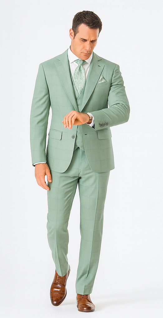 Rossi Man MAX RM1821 Slim Fit 3-Piece Suit - Men’s Formalwear by USA Men's Outlet