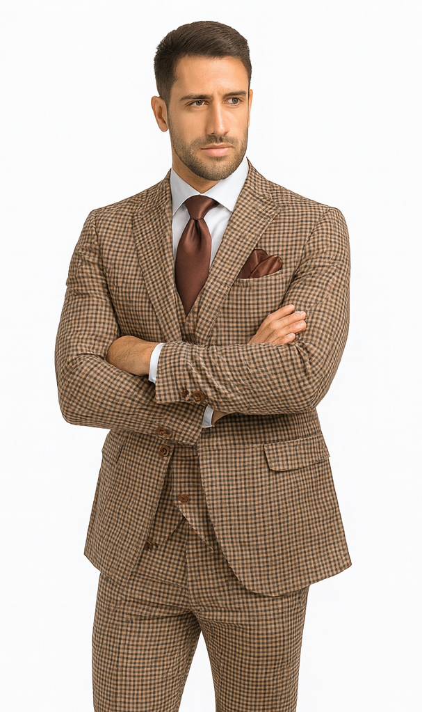 Rossi Man MAX RM1839 Slim Fit 3-Piece Suit - Men’s Formalwear by USA Men's Outlet