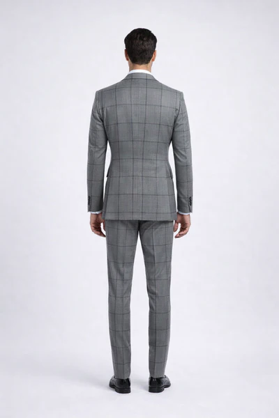 Rossi Man Men’s Dress Suit - Classic Rossiman Formalwear for Timeless Style - Italian Tailored Slim Fit Suit | USA Men's Outlet