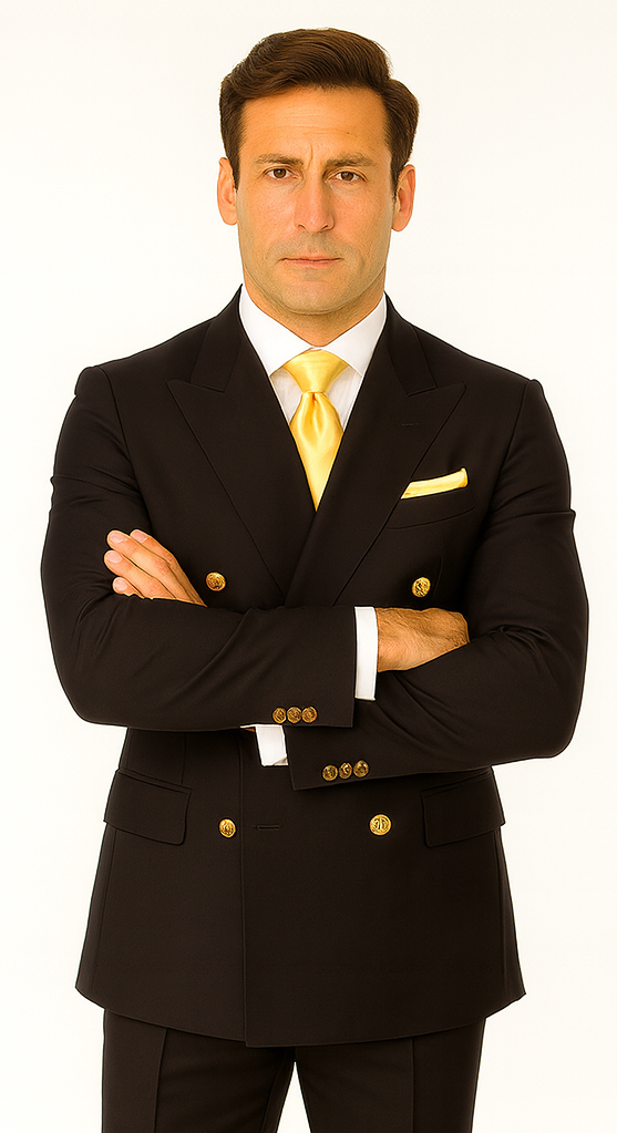 Rossi Man MILANO RM1173 Modern Slim Fit Men’s Suit - Formalwear for Special Occasions by USA Men's Outlet