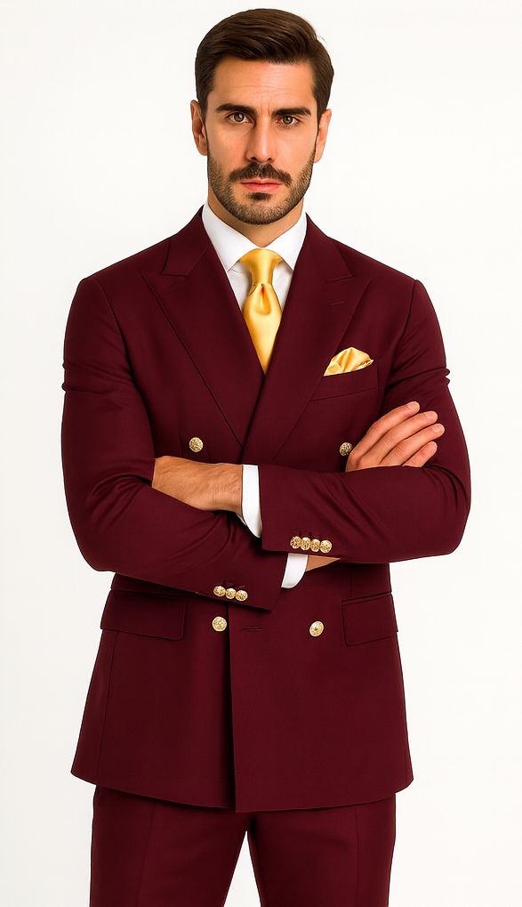 Rossi Man Milano RM1174 Modern Fit Business Suit - Men’s Formal Attire by USA Men's Outlet
