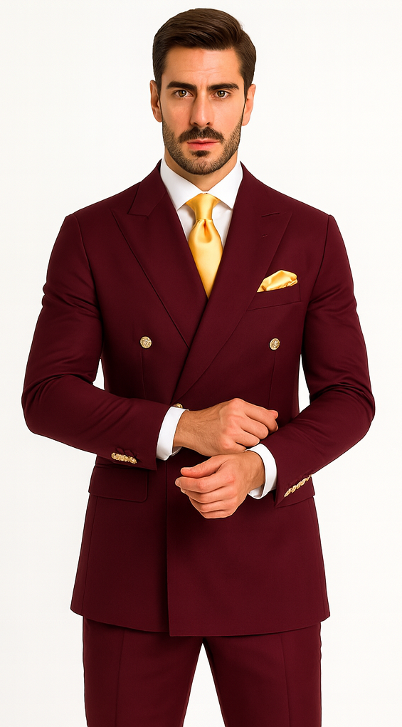 Rossi Man Milano RM1174 Modern Fit Business Suit - Men’s Formal Attire by USA Men's Outlet