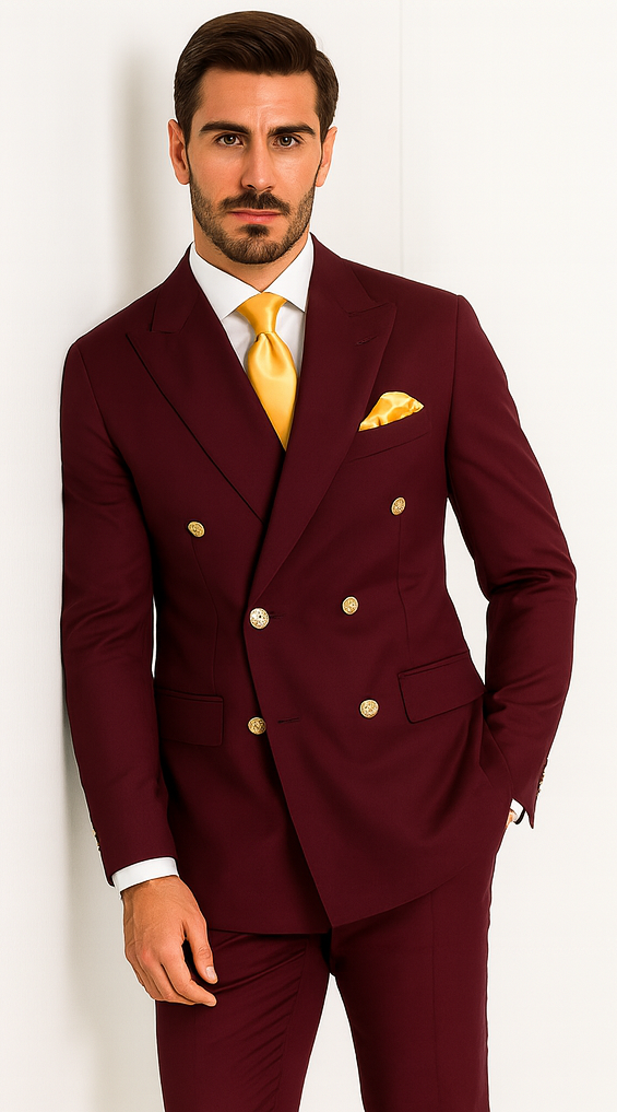 Rossi Man Milano RM1174 Modern Fit Business Suit - Men’s Formal Attire by USA Men's Outlet