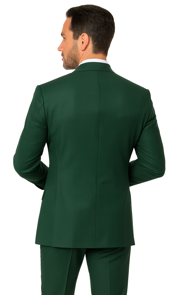 Rossi Man Milano RM1190 Bold Green Slim Fit Suit - Modern Men’s Formalwear at USA Men's Outlet