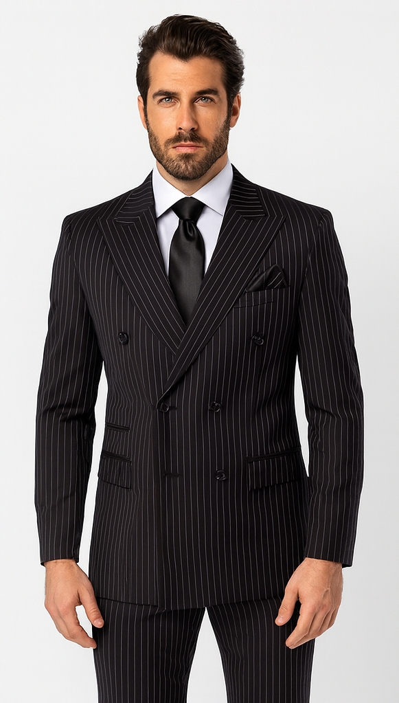 Rossi Man Milano RM1222 Tailored Suit for Men - Modern Formal Attire USA Men's Outlet