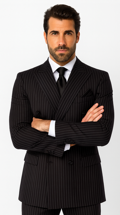 Rossi Man Milano RM1222 Tailored Suit for Men - Modern Formal Attire USA Men's Outlet