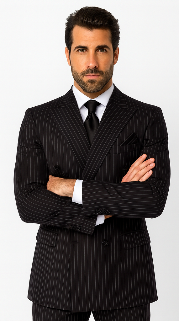 Rossi Man Milano RM1222 Tailored Suit for Men - Modern Formal Attire USA Men's Outlet