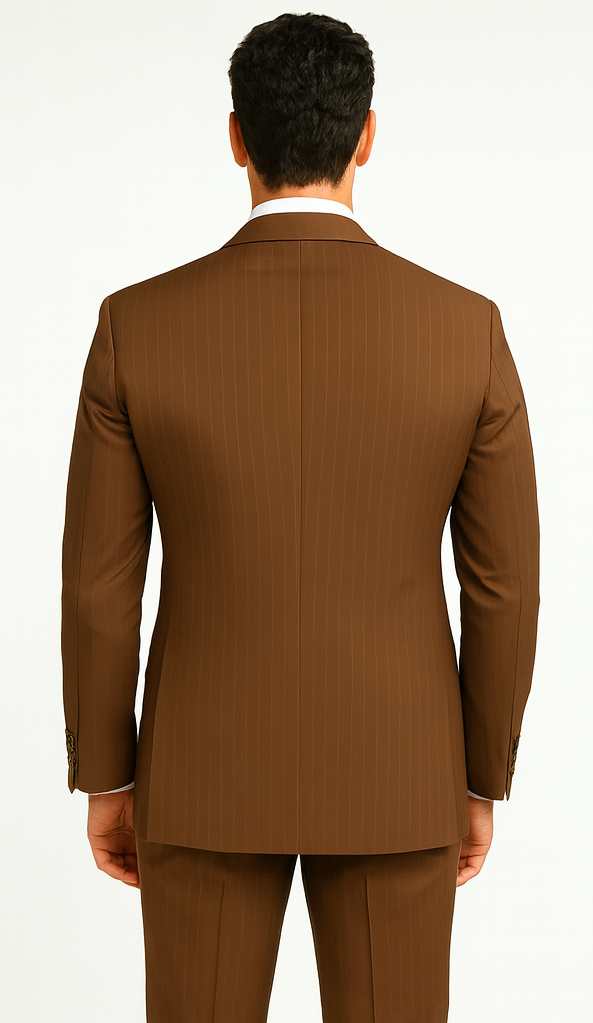 Rossi Man Milano RM1373 - Men’s Slim Fit 3-Piece Suit - Modern Formalwear for Gentlemen | USA Men's Outlet