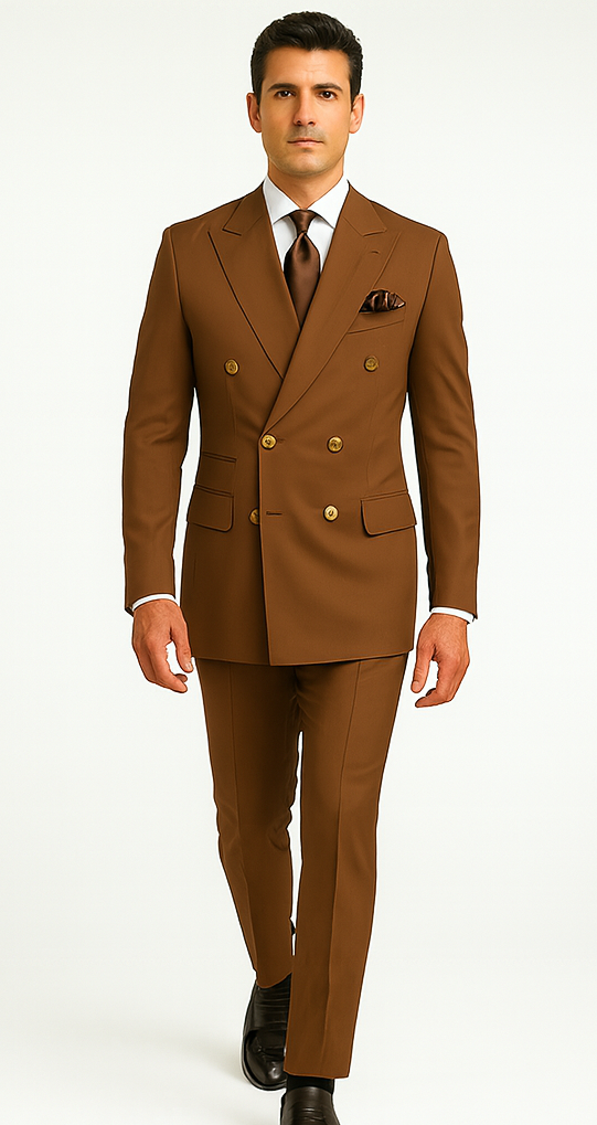 Rossi Man Milano RM1373 - Men’s Slim Fit 3-Piece Suit - Modern Formalwear for Gentlemen | USA Men's Outlet