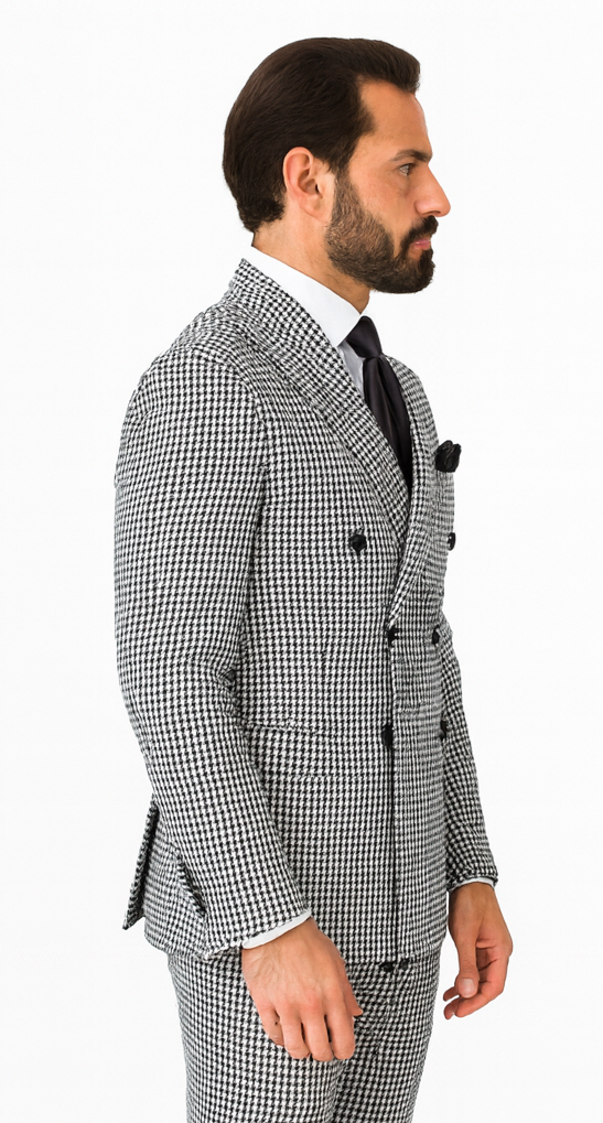Rossi Man Milano RM1588 - Men’s Modern 3-Piece Slim Fit Suit - Stylish Formal Outfit for Events | USA Men's Outlet