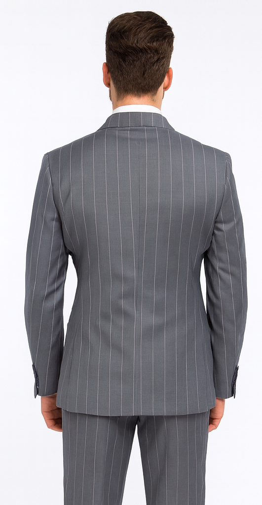 Rossi Man Milano RM1726 - Men’s Modern Fit 3-Piece Suit - Stylish Formalwear for Every Occasion by USA Men's Outlet