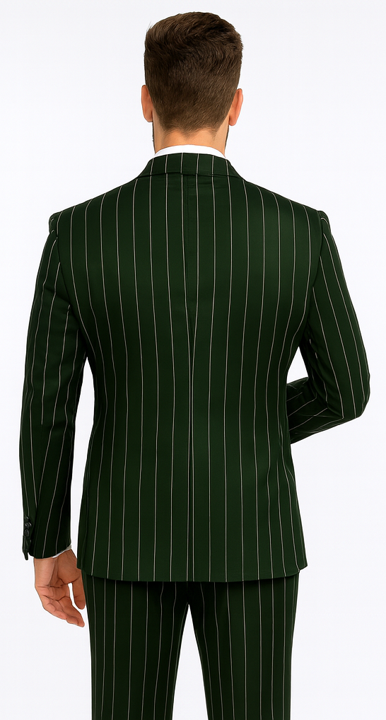 Rossi Man Milano RM1727 - Men’s 3-Piece Slim Fit Suit - Formalwear for Stylish Gentlemen USA Men's Outlet