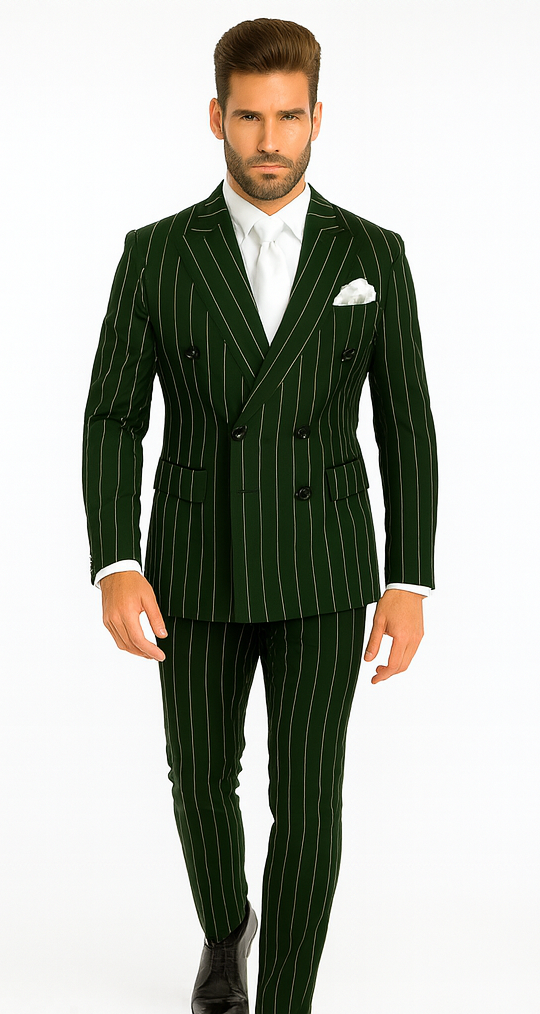 Rossi Man Milano RM1727 - Men’s 3-Piece Slim Fit Suit - Formalwear for Stylish Gentlemen USA Men's Outlet