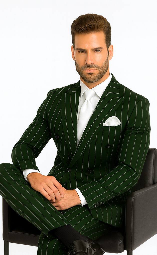Rossi Man Milano RM1727 - Men’s 3-Piece Slim Fit Suit - Formalwear for Stylish Gentlemen USA Men's Outlet