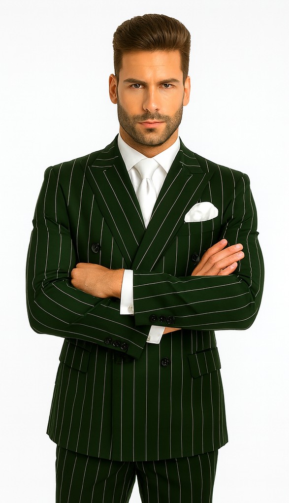 Rossi Man Milano RM1727 - Men’s 3-Piece Slim Fit Suit - Formalwear for Stylish Gentlemen USA Men's Outlet
