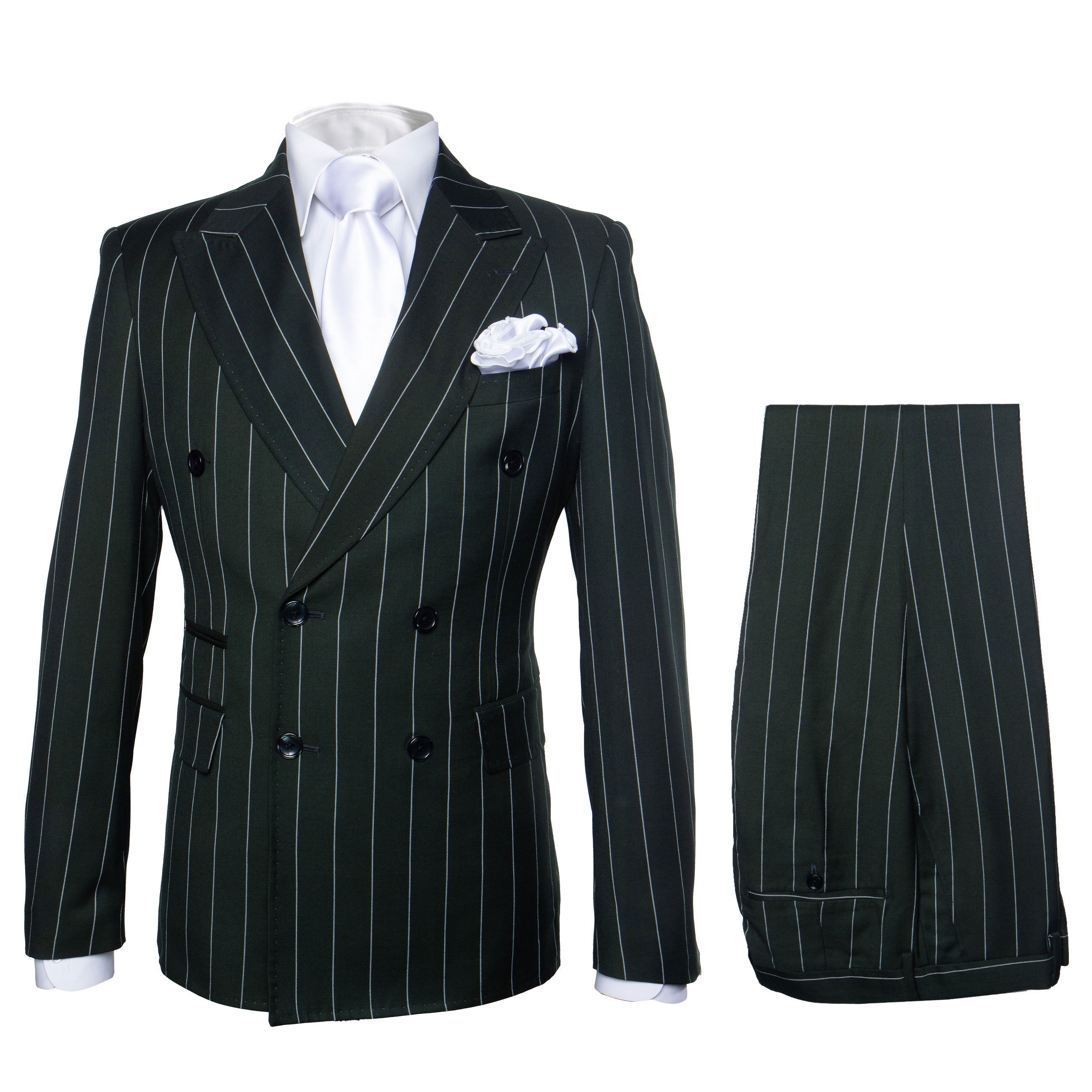 Rossi Man Milano RM1727 - Men’s 3-Piece Slim Fit Suit - Formalwear for Stylish Gentlemen USA Men's Outlet