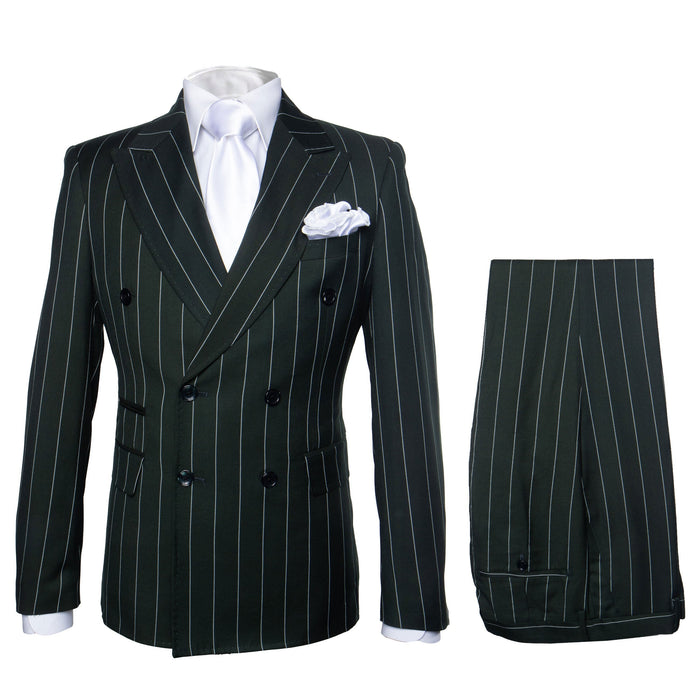 Rossi Man Milano RM1727 - Men’s 3-Piece Slim Fit Suit - Formalwear for Stylish Gentlemen USA Men's Outlet