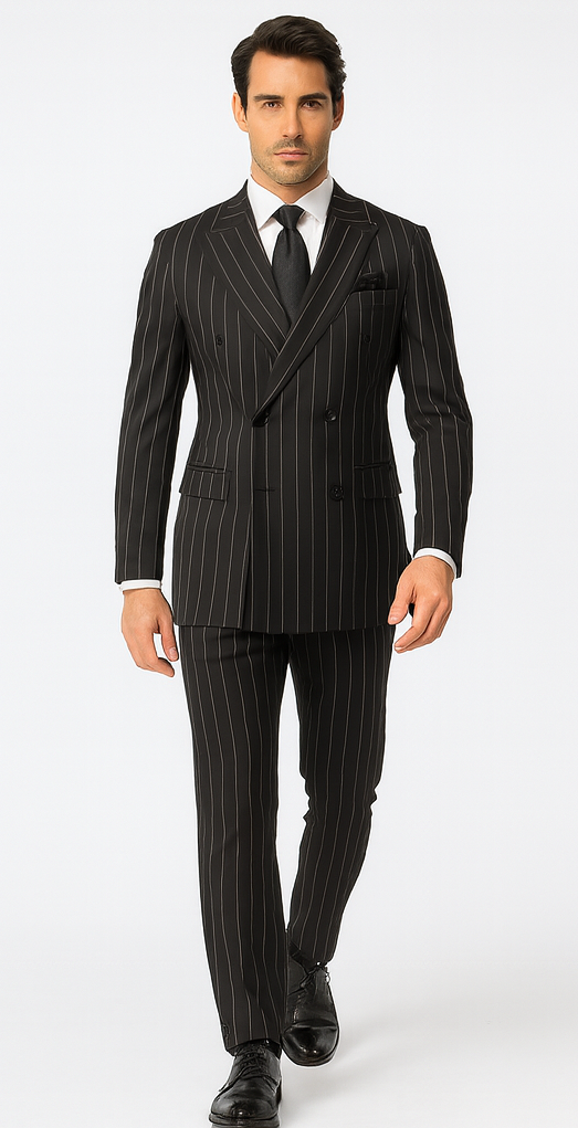 Rossi Man Milano RM1728 - Classic Slim Fit Suit for Men - Modern Formalwear at USA Men's Outlet