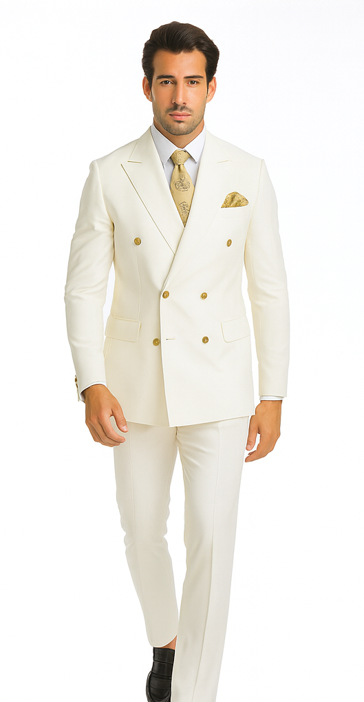 Rossi Man Milano RM1770 - Men’s Modern Slim Fit 3-Piece Suit - Formalwear for Every Occasion by USA Men's Outlet