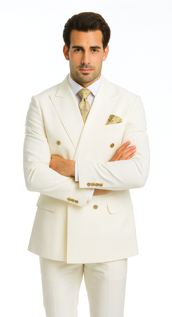 Rossi Man Milano RM1770 - Men’s Modern Slim Fit 3-Piece Suit - Formalwear for Every Occasion by USA Men's Outlet