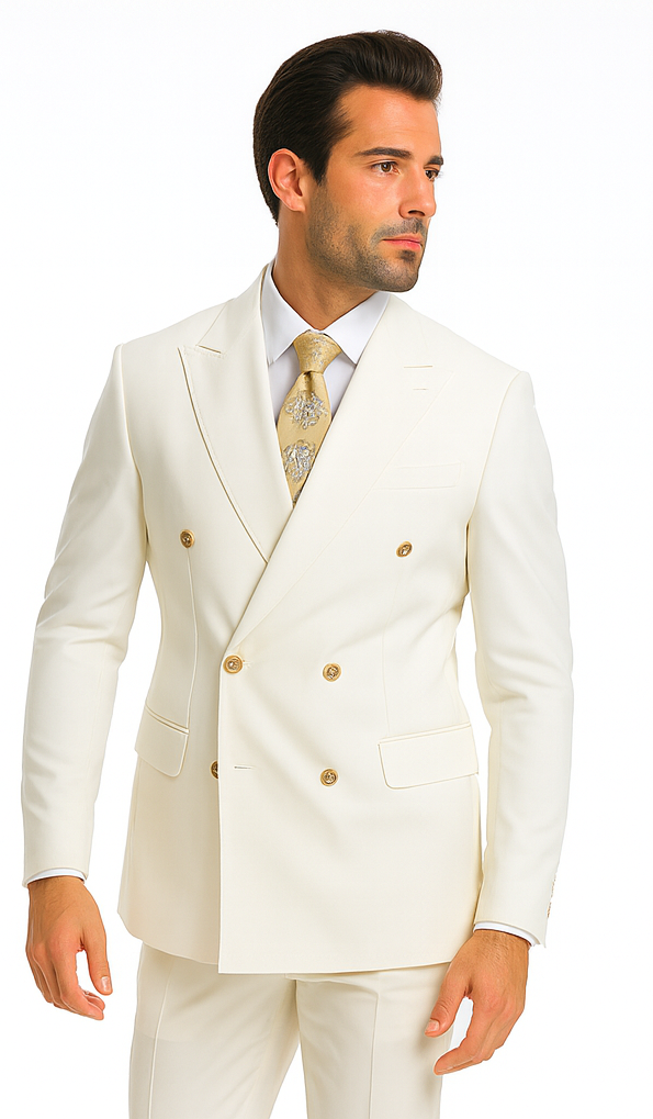 Rossi Man Milano RM1770 - Men’s Modern Slim Fit 3-Piece Suit - Formalwear for Every Occasion by USA Men's Outlet