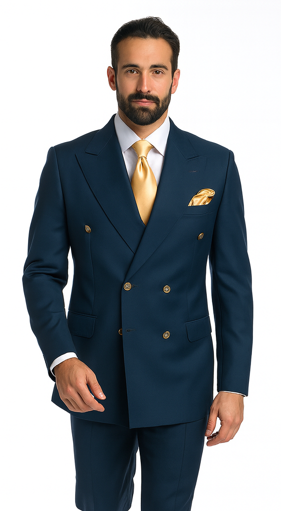 Rossi Man Milano RM1773 - Men’s Slim Fit Suit - Elegant Modern Formalwear for Every Occasion by USA Men's Outlet