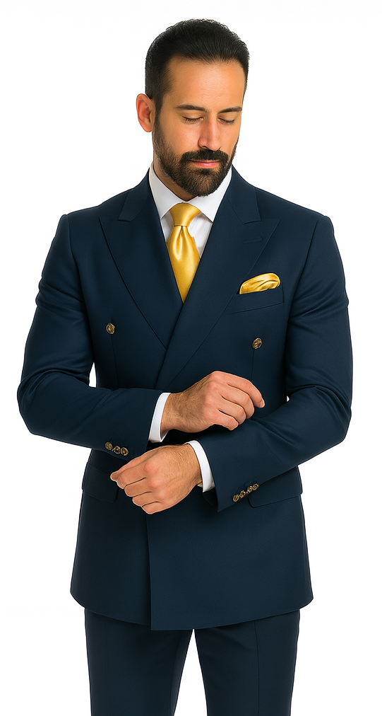 Rossi Man Milano RM1773 - Men’s Slim Fit Suit - Elegant Modern Formalwear for Every Occasion by USA Men's Outlet