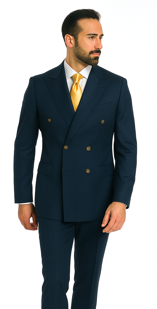 Rossi Man Milano RM1773 - Men’s Slim Fit Suit - Elegant Modern Formalwear for Every Occasion by USA Men's Outlet