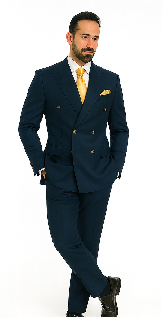 Rossi Man Milano RM1773 - Men’s Slim Fit Suit - Elegant Modern Formalwear for Every Occasion by USA Men's Outlet