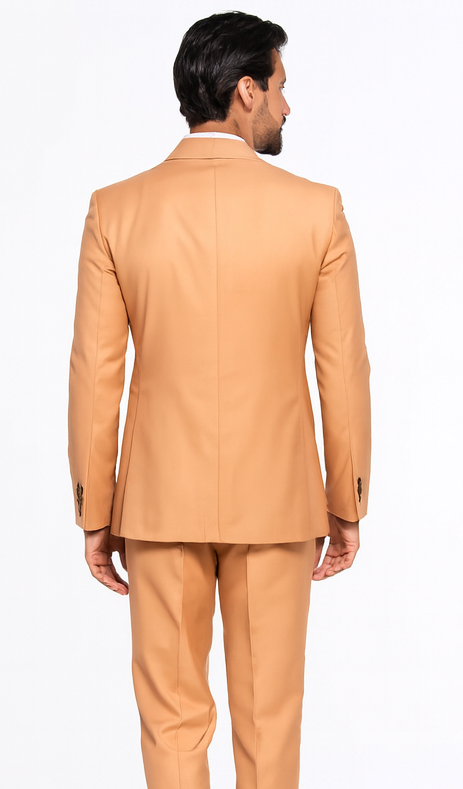 Rossi Man Milano RM1774 - Men’s Modern Fit 3-Piece Suit - Formal Outfit for Occasions at USA Men's Outlet