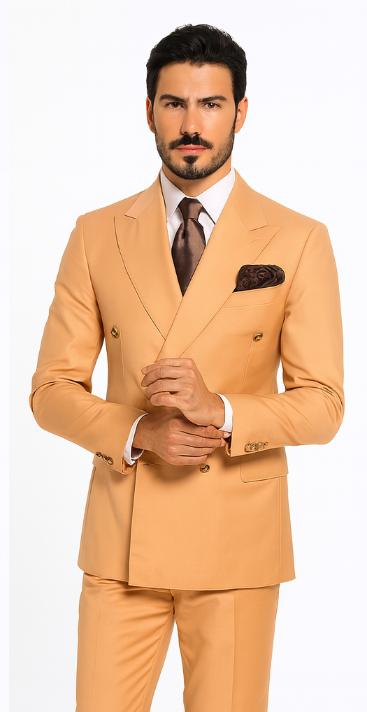 Rossi Man Milano RM1774 - Men’s Modern Fit 3-Piece Suit - Formal Outfit for Occasions at USA Men's Outlet