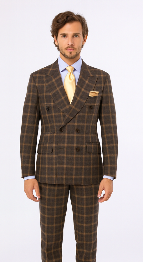 Rossi Man Milano RM1789 - Modern 3-Piece Men’s Suit - Formalwear for Stylish Gentlemen | USA Men's Outlet