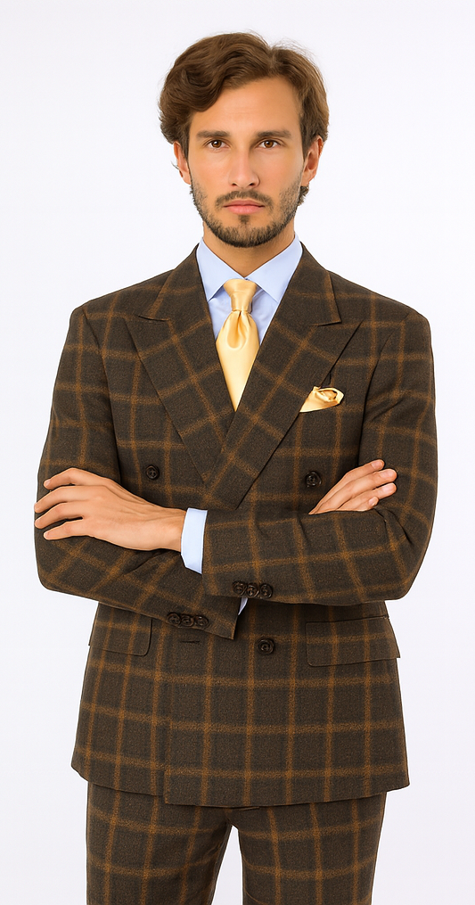 Rossi Man Milano RM1789 - Modern 3-Piece Men’s Suit - Formalwear for Stylish Gentlemen | USA Men's Outlet