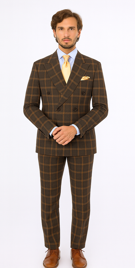Rossi Man Milano RM1789 - Modern 3-Piece Men’s Suit - Formalwear for Stylish Gentlemen | USA Men's Outlet