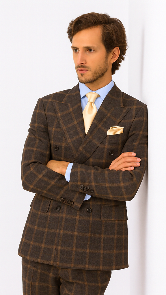 Rossi Man Milano RM1789 - Modern 3-Piece Men’s Suit - Formalwear for Stylish Gentlemen | USA Men's Outlet