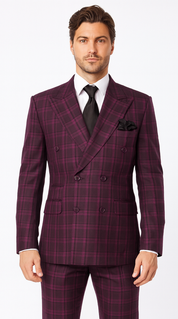 Rossi Man Milano RM1799 - Classic Tailored Suit for Men - Modern Formalwear by USA Men's Outlet