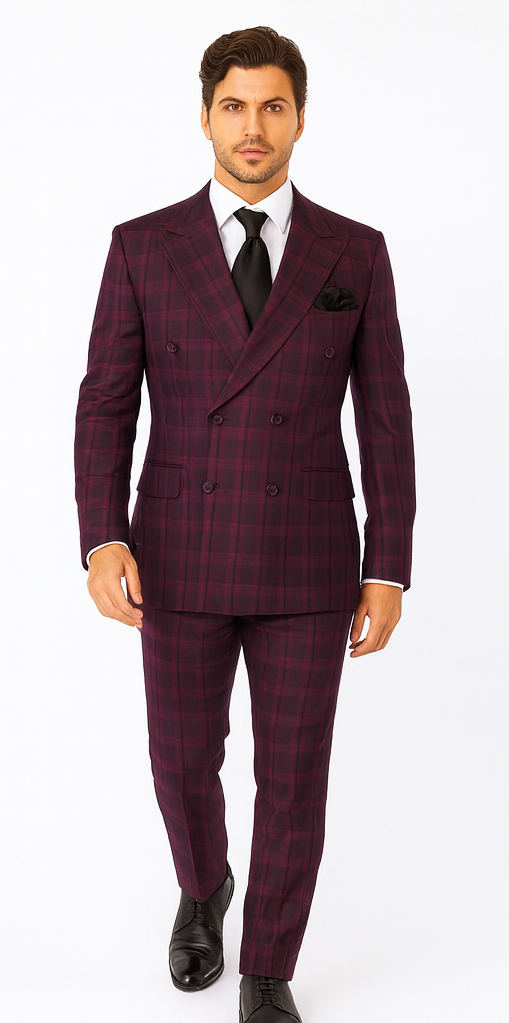 Rossi Man Milano RM1799 - Classic Tailored Suit for Men - Modern Formalwear by USA Men's Outlet