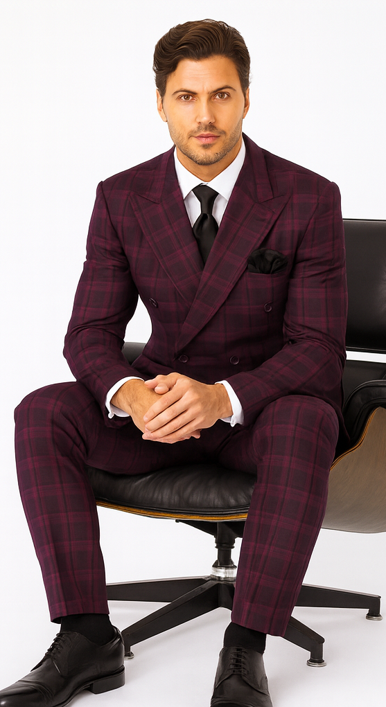 Rossi Man Milano RM1799 - Classic Tailored Suit for Men - Modern Formalwear by USA Men's Outlet