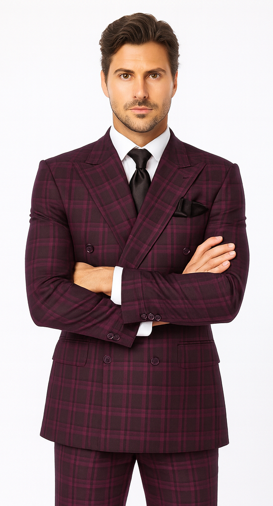 Rossi Man Milano RM1799 - Classic Tailored Suit for Men - Modern Formalwear by USA Men's Outlet