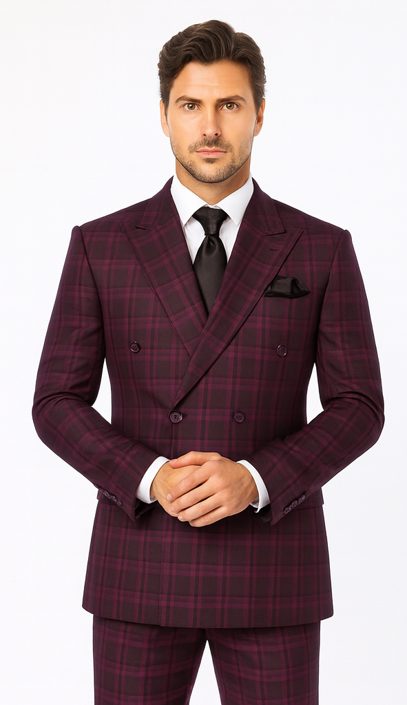 Rossi Man Milano RM1799 - Classic Tailored Suit for Men - Modern Formalwear by USA Men's Outlet