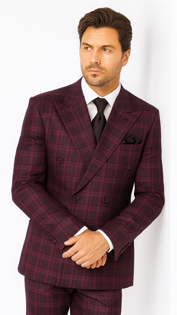 Rossi Man Milano RM1799 - Classic Tailored Suit for Men - Modern Formalwear by USA Men's Outlet