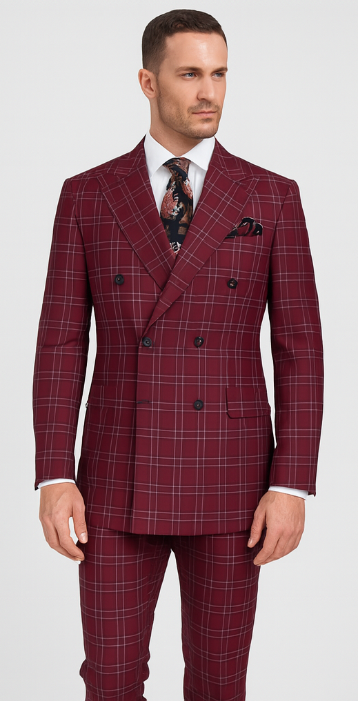 Rossi Man Milano RM1827 - Classic Tailored Men’s Suit - Formal Style for Modern Gentlemen | USA Men's Outlet