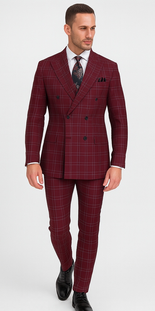 Rossi Man Milano RM1827 - Classic Tailored Men’s Suit - Formal Style for Modern Gentlemen | USA Men's Outlet