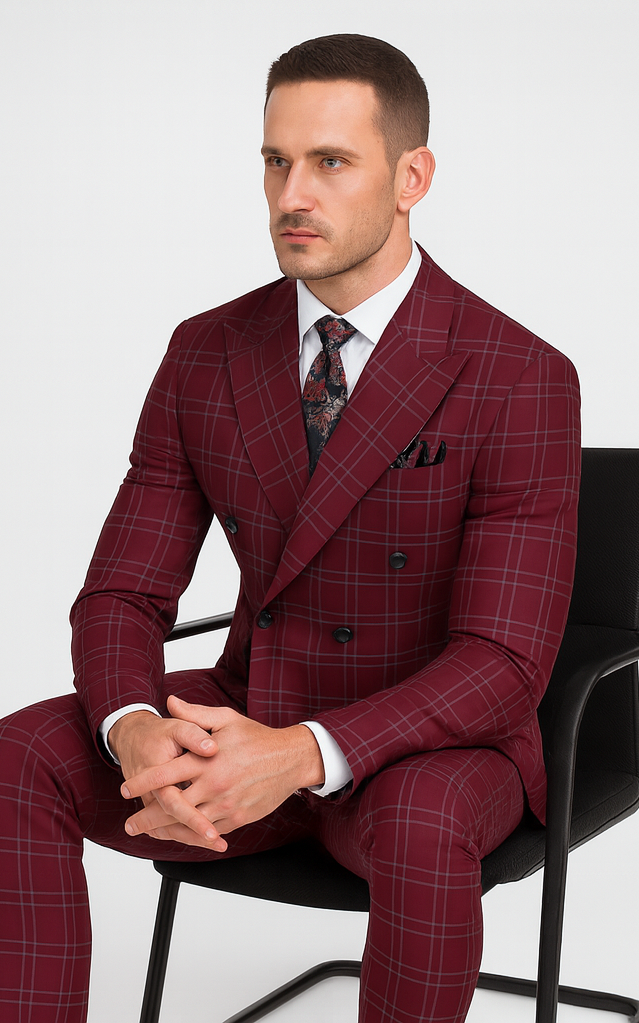 Rossi Man Milano RM1827 - Classic Tailored Men’s Suit - Formal Style for Modern Gentlemen | USA Men's Outlet